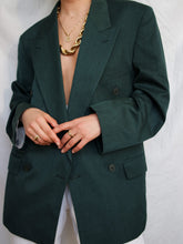 Load image into Gallery viewer, "Sherazade" green blazer