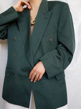 Load image into Gallery viewer, "Sherazade" green blazer