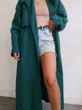 Load image into Gallery viewer, "Emerald" trench coat