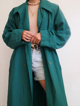 Load image into Gallery viewer, "Emerald" trench coat