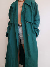 Load image into Gallery viewer, "Emerald" trench coat