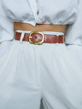 Load image into Gallery viewer, "Boa" snake belt