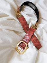 Load image into Gallery viewer, "Boa" snake belt