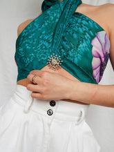 Load image into Gallery viewer, "Shell" silk scarf