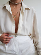 Load image into Gallery viewer, "Ivory" silk shirt