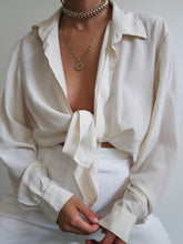 Load image into Gallery viewer, "Ivory" silk shirt