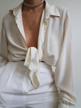 Load image into Gallery viewer, "Ivory" silk shirt