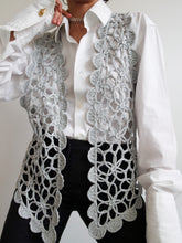Load image into Gallery viewer, "Florence" silver vest