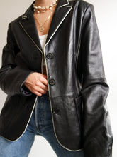 Load image into Gallery viewer, "Anna" leather blazer