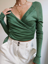 Load image into Gallery viewer, "Esmaralda" silk top