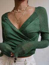 Load image into Gallery viewer, "Esmaralda" silk top