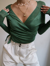 Load image into Gallery viewer, "Esmaralda" silk top