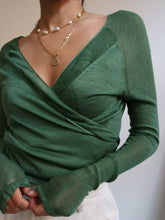 Load image into Gallery viewer, "Esmaralda" silk top