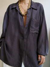 Load image into Gallery viewer, "Iced kokoa" silk shirt
