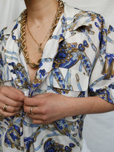 Load image into Gallery viewer, "Royals" silk shirt