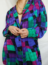 Load image into Gallery viewer, "Helen" silk long shirt