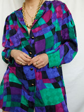 Load image into Gallery viewer, "Helen" silk long shirt