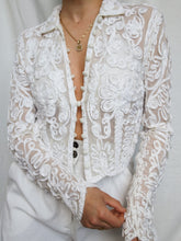 Load image into Gallery viewer, "Amber" embroidery top