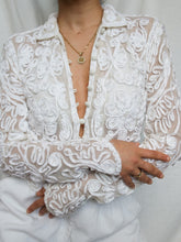 Load image into Gallery viewer, "Amber" embroidery top