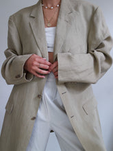 Load image into Gallery viewer, BURBERRY linen blazer