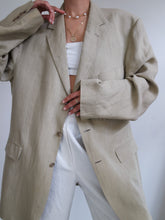 Load image into Gallery viewer, BURBERRY linen blazer