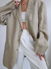 Load image into Gallery viewer, BURBERRY linen blazer