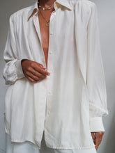 Load image into Gallery viewer, "Damier" silk shirt
