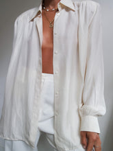 Load image into Gallery viewer, "Damier" silk shirt