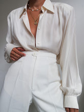 Load image into Gallery viewer, "Damier" silk shirt
