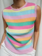 Load image into Gallery viewer, muticolored cotton top