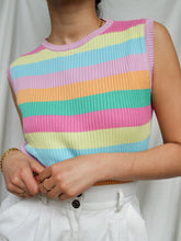 Load image into Gallery viewer, muticolored cotton top