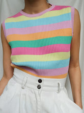 Load image into Gallery viewer, muticolored cotton top