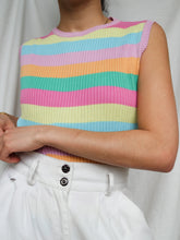 Load image into Gallery viewer, muticolored cotton top