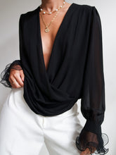 Load image into Gallery viewer, "Capri" black top