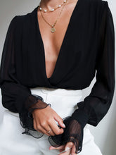 Load image into Gallery viewer, "Capri" black top