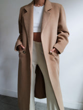 Load image into Gallery viewer, "Carmel" cashmere and wool coat