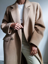 Load image into Gallery viewer, "Carmel" cashmere and wool coat