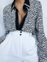 Load image into Gallery viewer, "Frank" printed shirt blouse