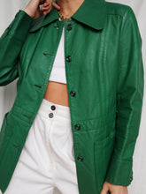 Load image into Gallery viewer, "Woody" leather jacket