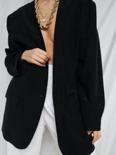 Load image into Gallery viewer, Black silk vest