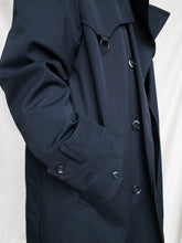 Load image into Gallery viewer, Blue vintage raincoat
