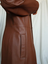 Load image into Gallery viewer, "The brown" leather coat