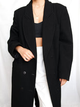 Load image into Gallery viewer, "Nana" black coat