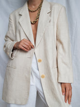 Load image into Gallery viewer, "Sand" silk blazer - lallasshop
