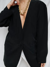 Load image into Gallery viewer, Black silk vest