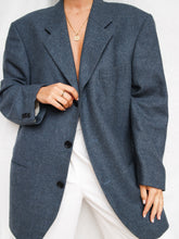 Load image into Gallery viewer, KENZO grey/blue blazer (L men)