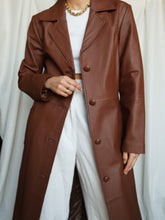 Load image into Gallery viewer, "The brown" leather coat