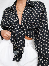 Load image into Gallery viewer, "Ele" silk shirt (M)