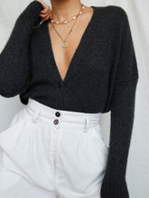Load image into Gallery viewer, ESSENTIEL knitted cashmere cardigan
