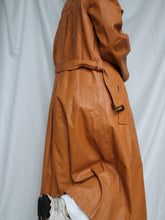 Load image into Gallery viewer, "Seoul" leather trench coat (S)